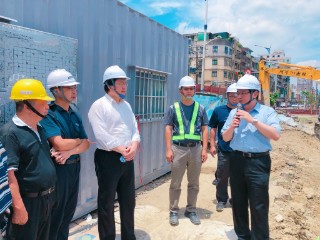 田寮河與旭川河水質改善現地處理工程視察