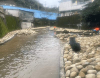 南榮河水質提升現地處理及沿岸水環境營造施工進度